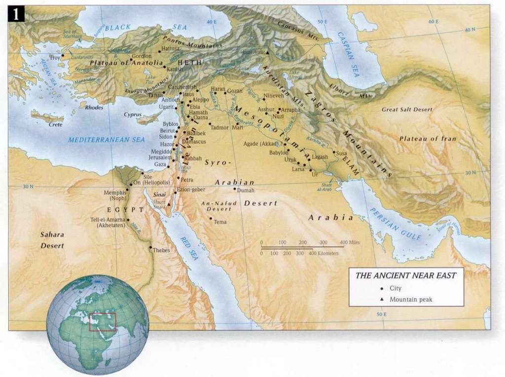 聖書歴史地図　初版　ATLAS OF THE BIBLE Swartzentrover.com | Holman - Holman Bible Atlas - Part I